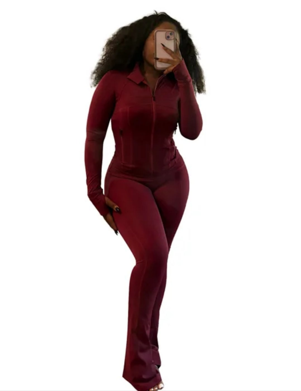 High-waisted wide leg leggings