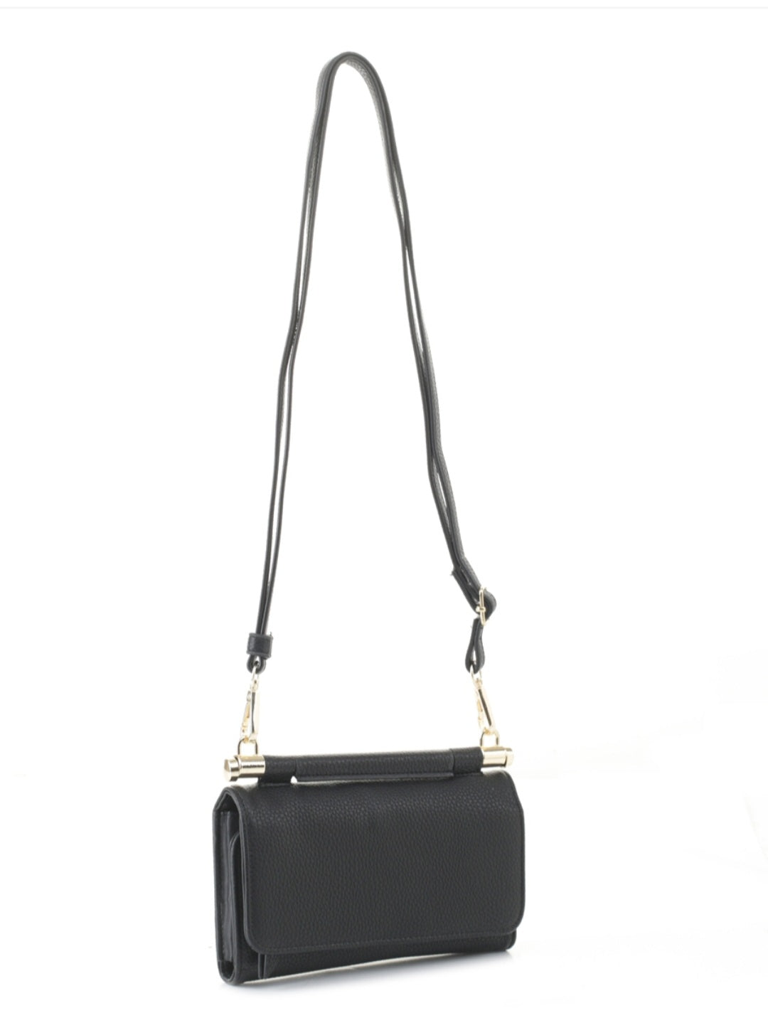 Folding crossbody wallet