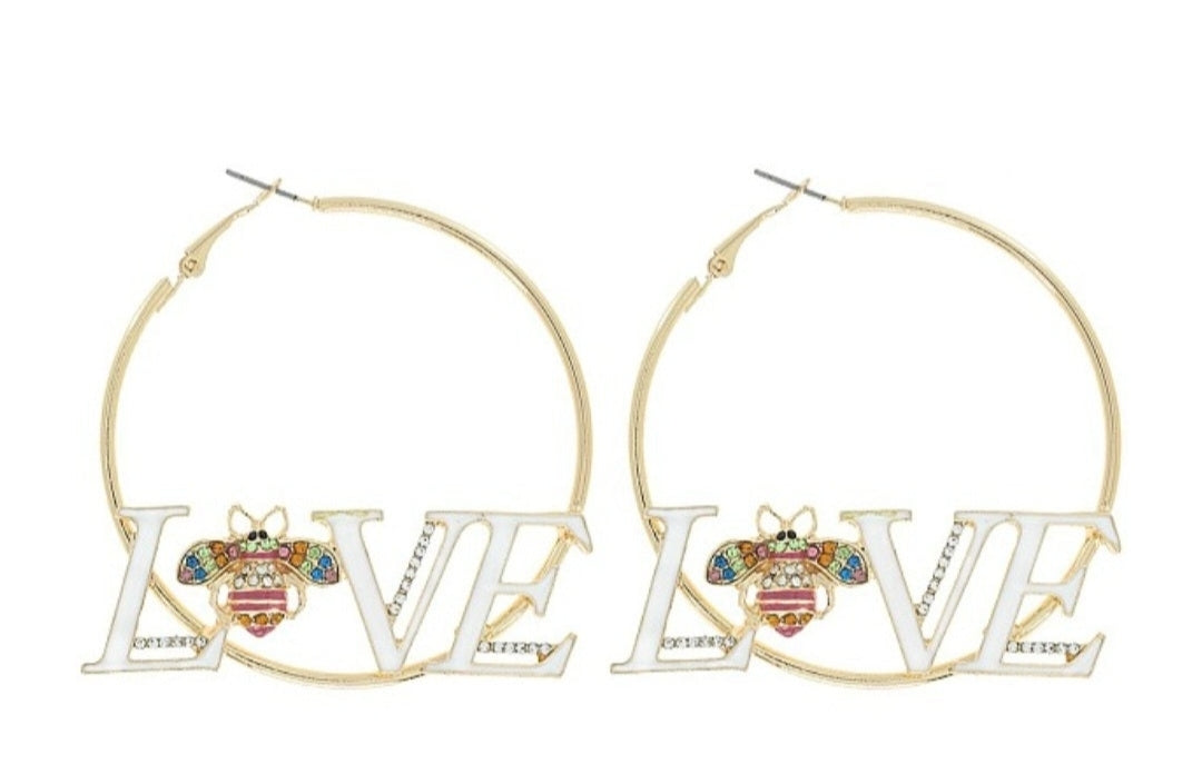 Heart-shaped earrings