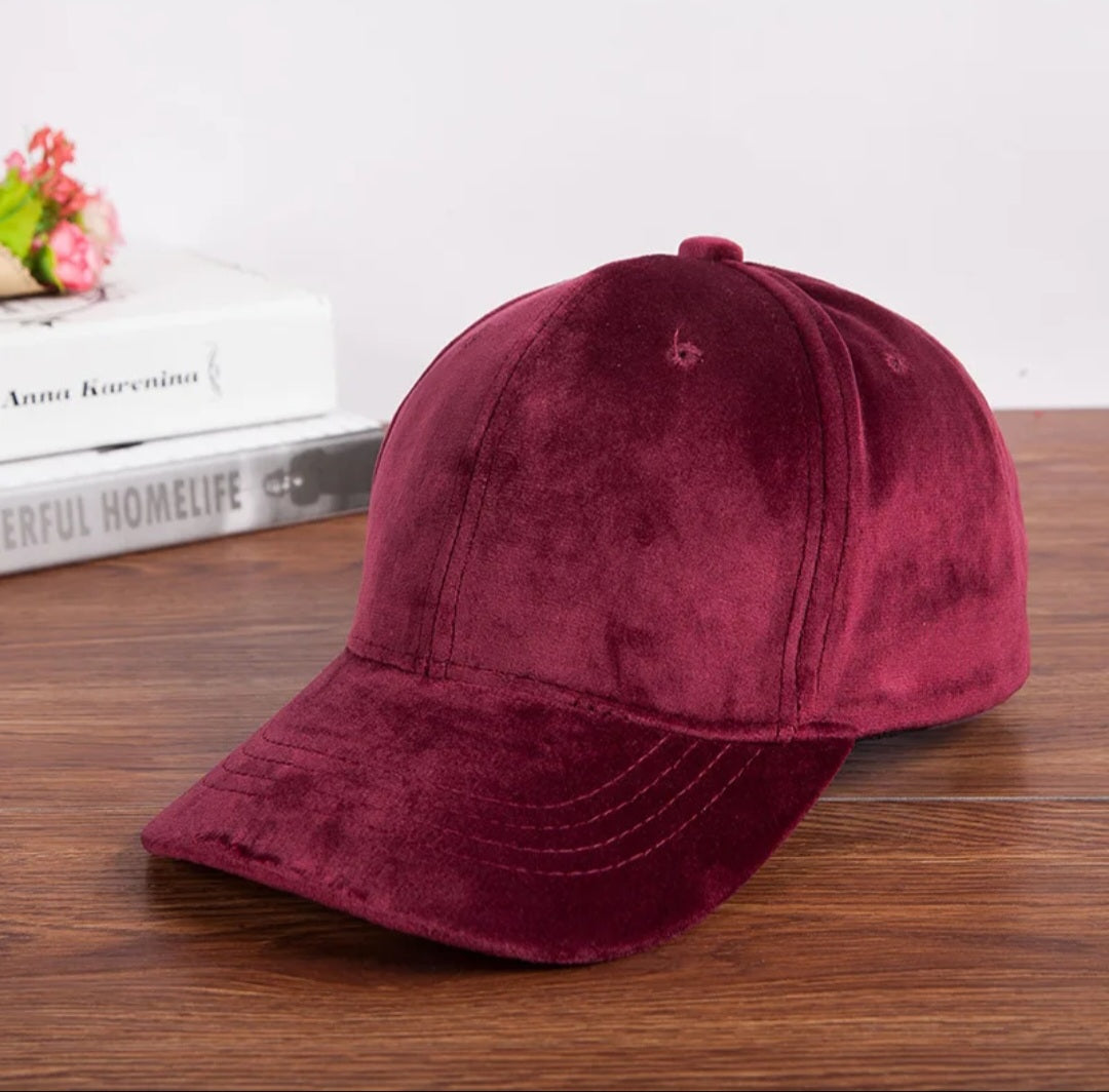 Velvet Baseball Cap