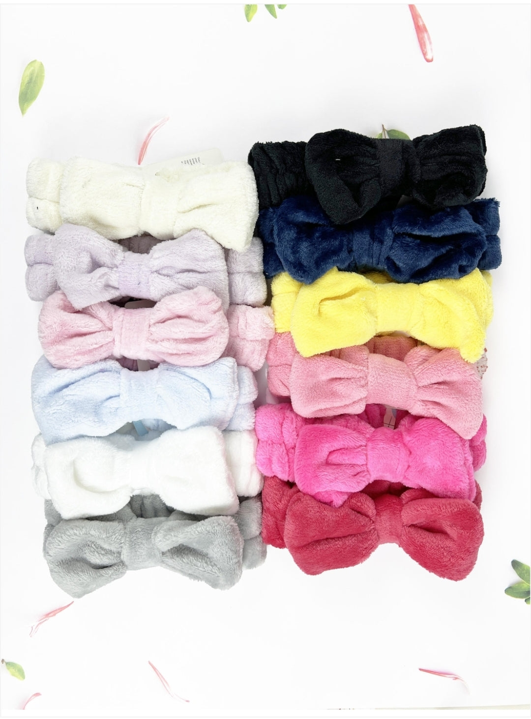 Plush spa headband