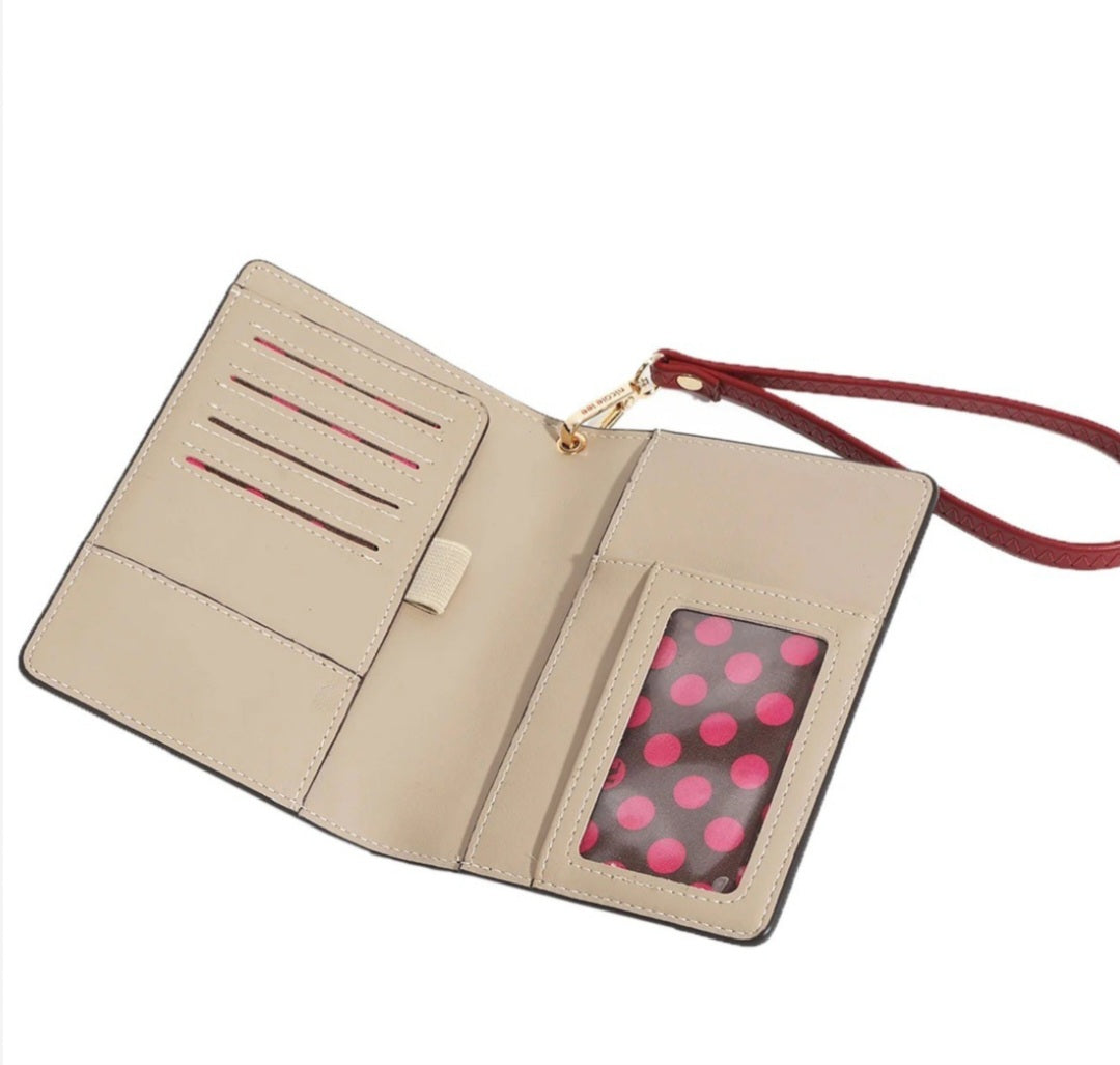 Leather Passport Wristlet