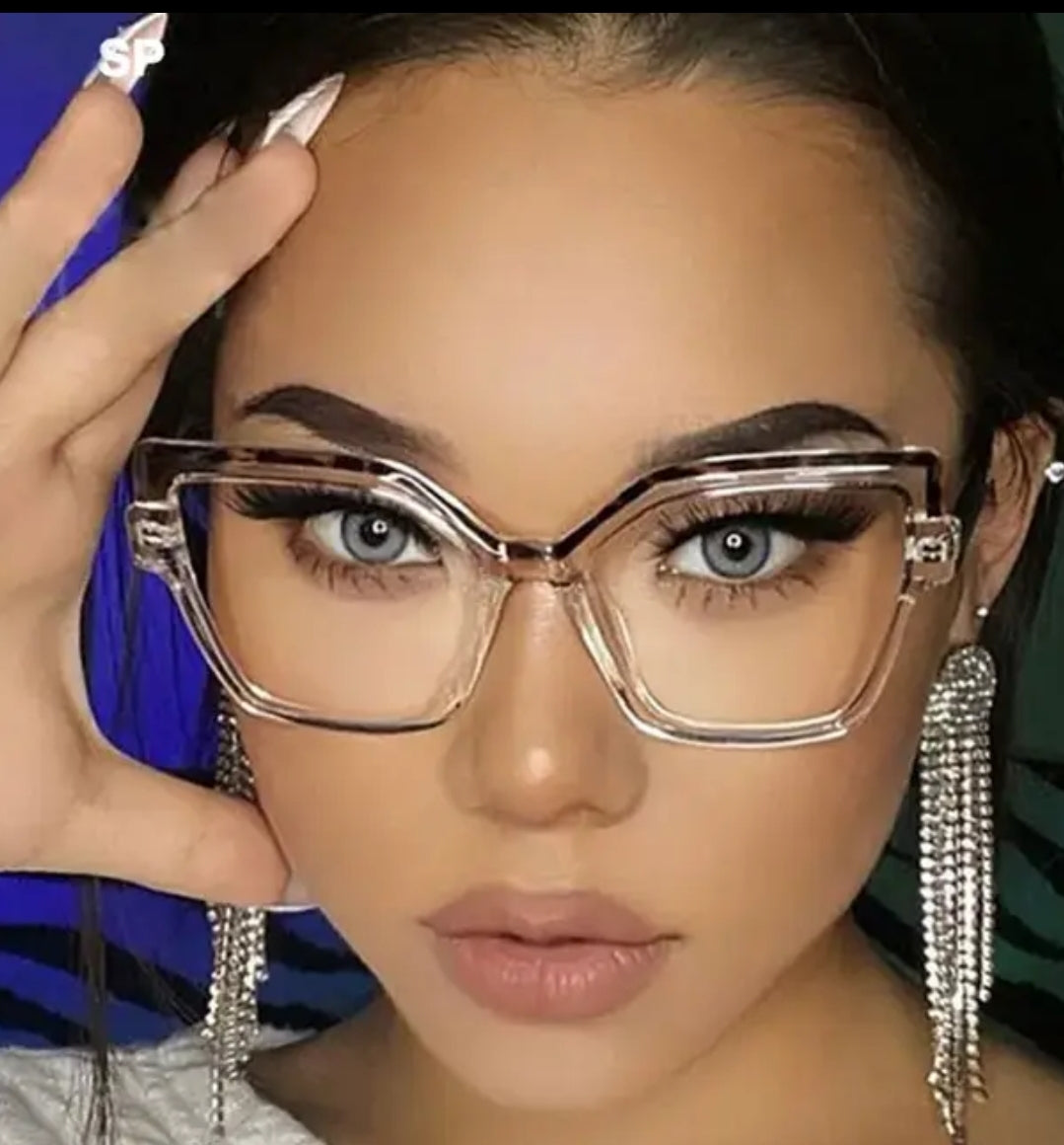 Stylish cat-eye glasses