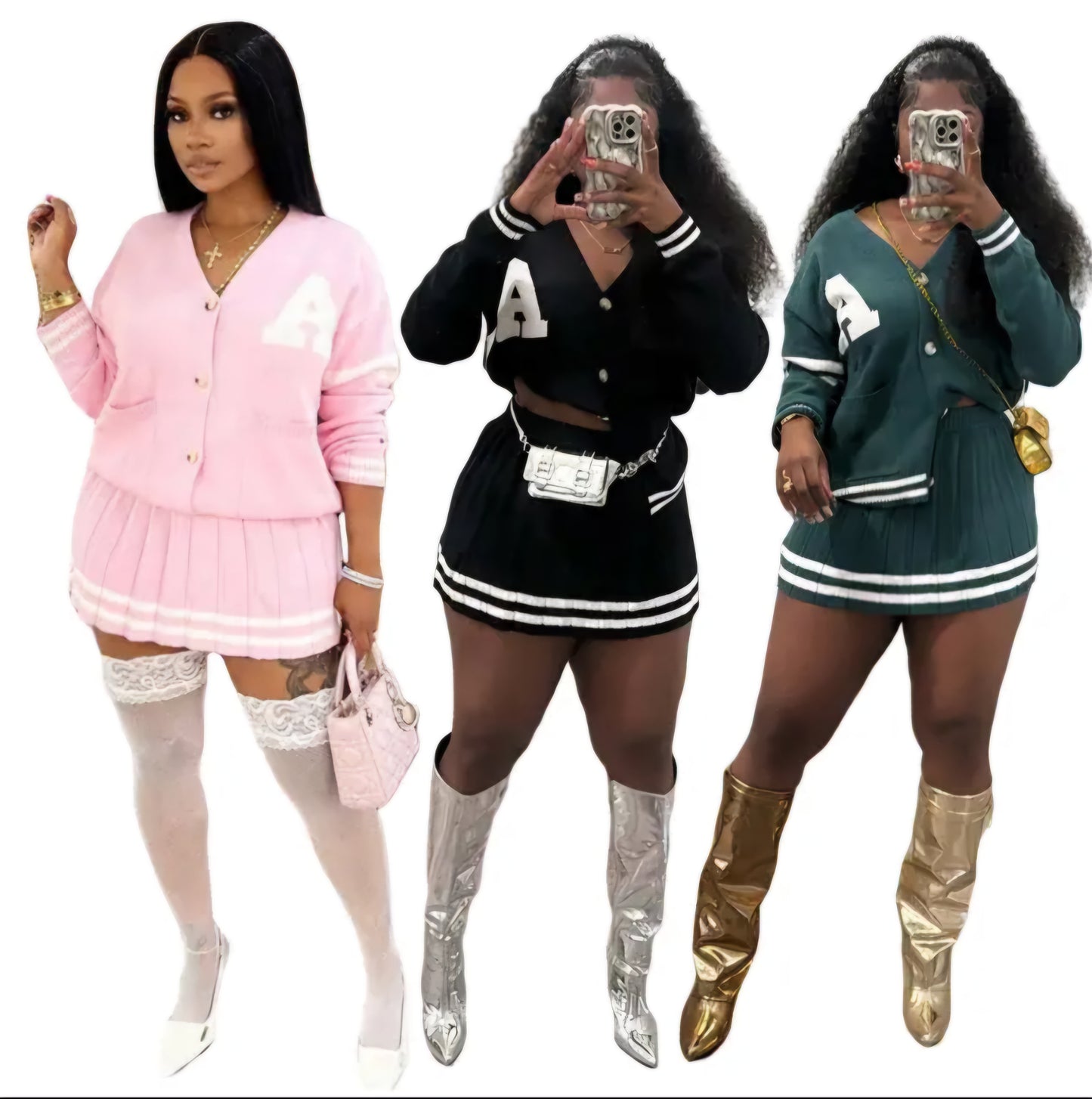 Varsity cardigan outfit