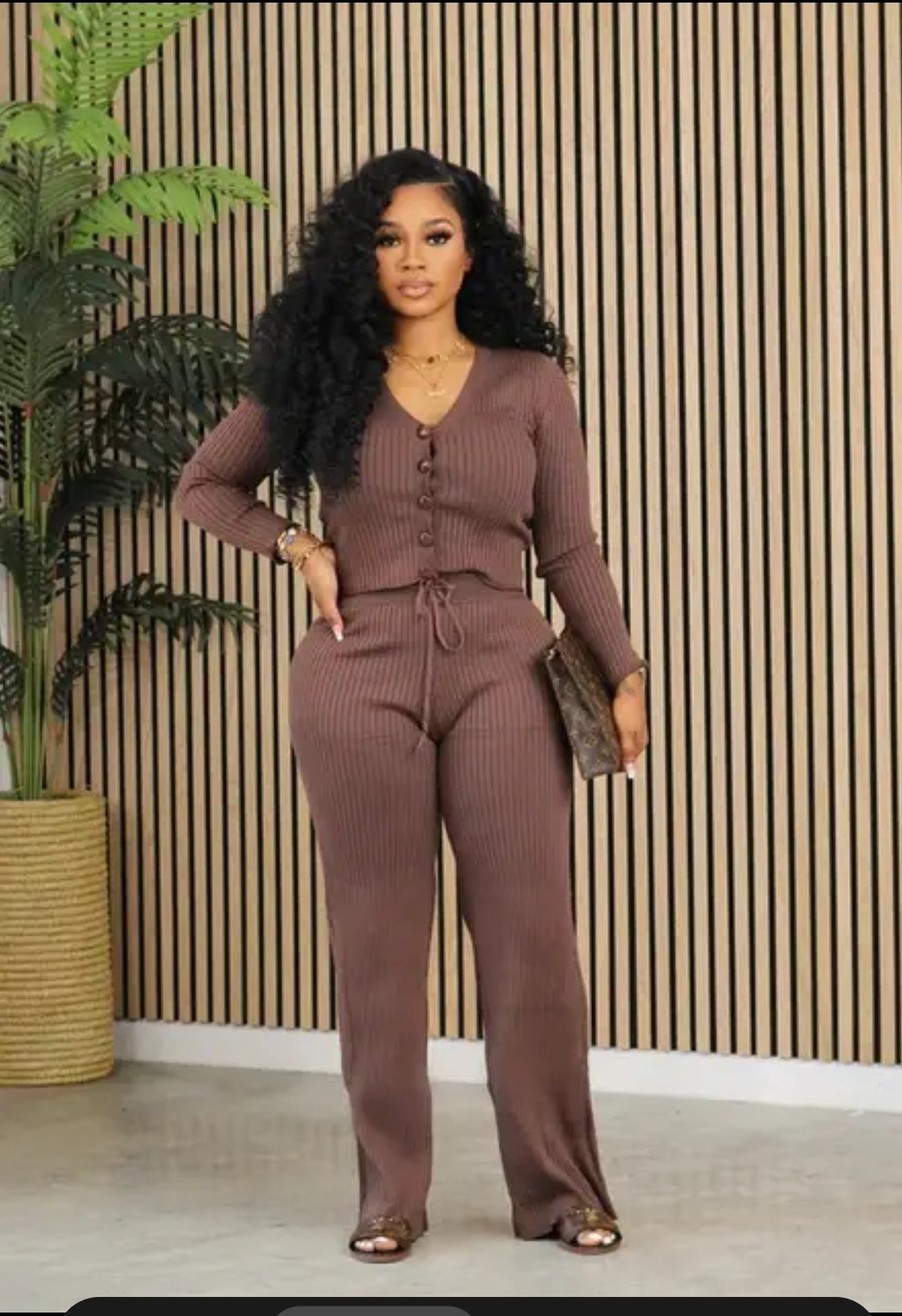 Sweater and pants outfit