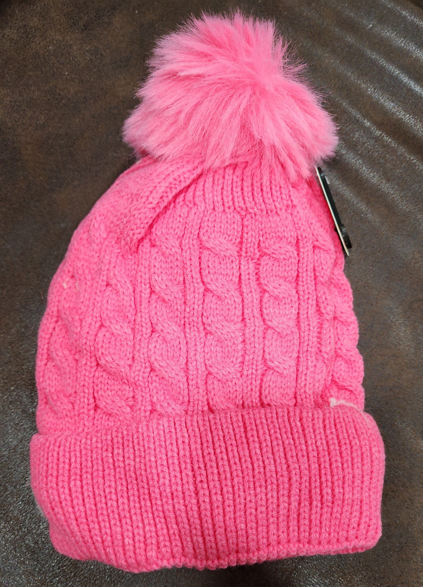 SOLID COLOR WINTER KNITTED KIDS HAT