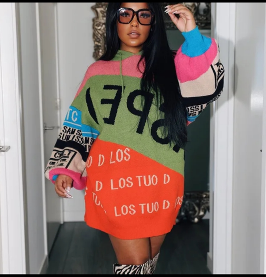 Sweater dress for women