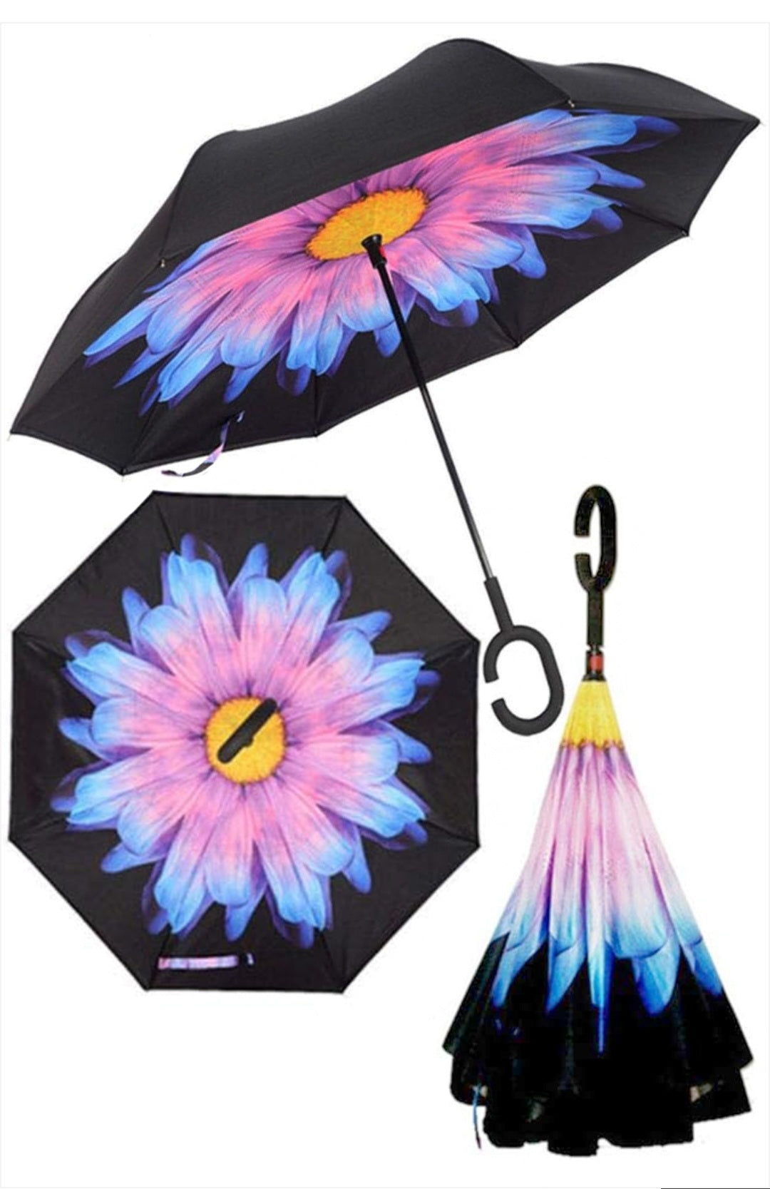 Inside-Out Double Canopy Umbrella