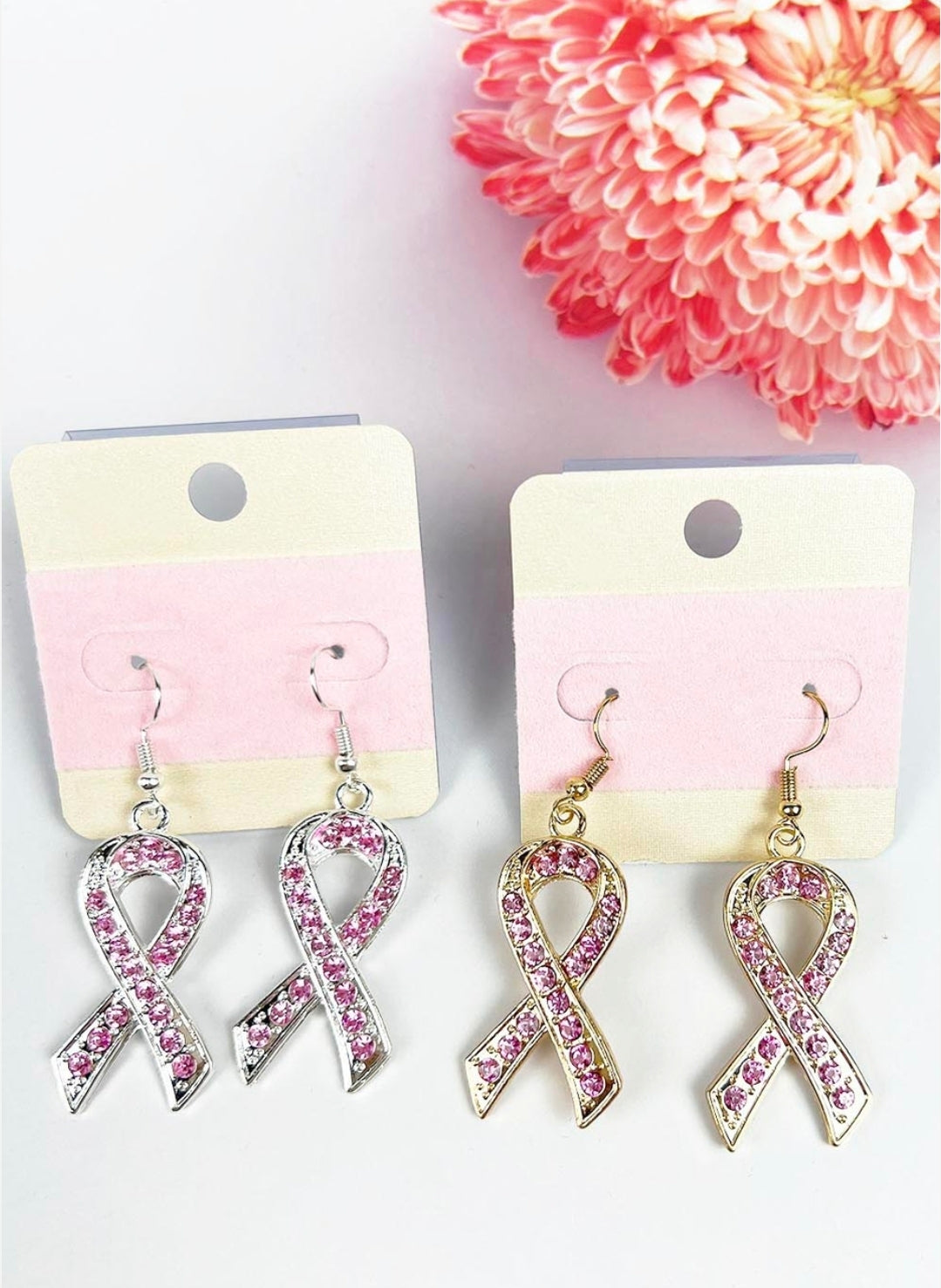 Breast Cancer Earrings