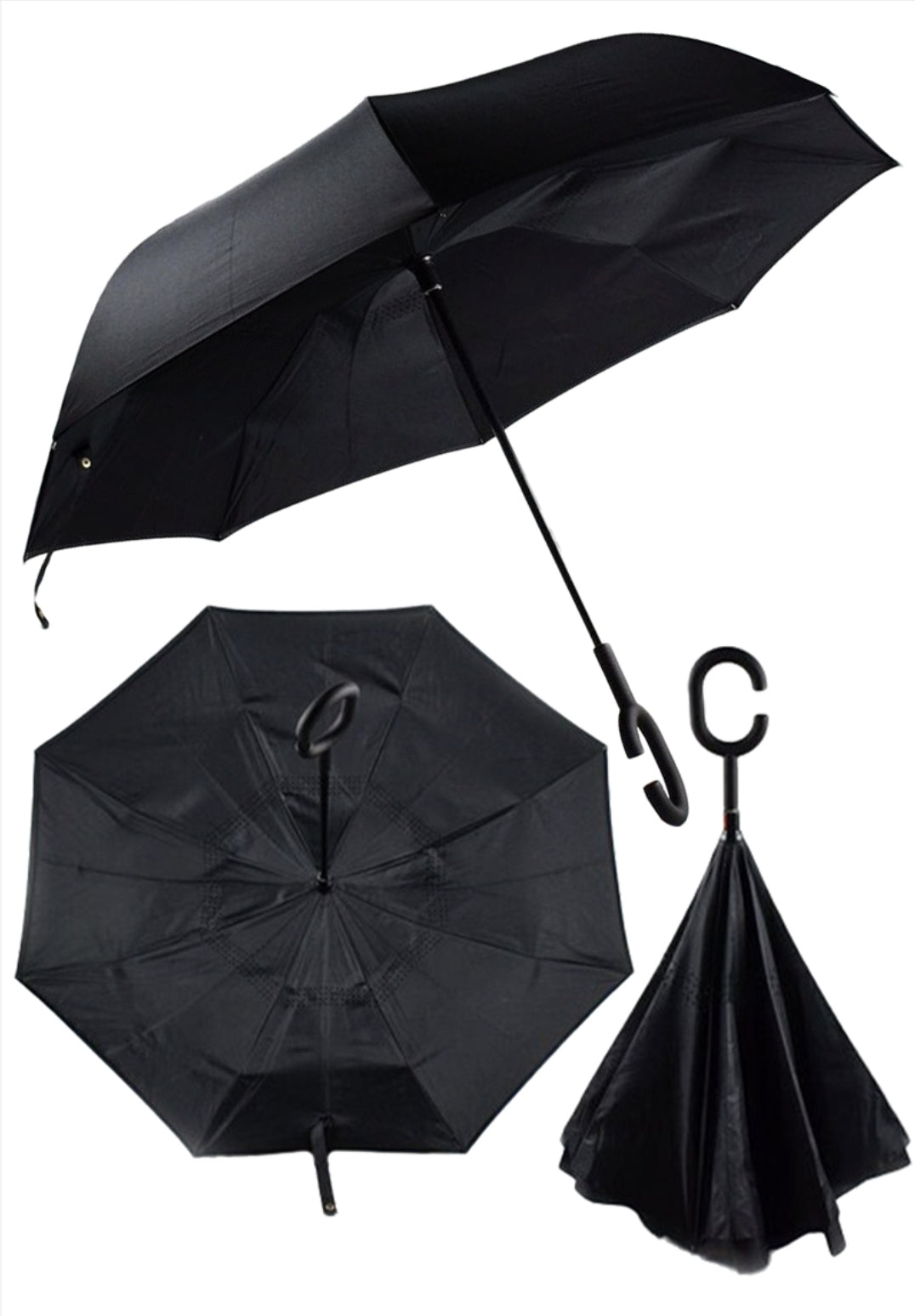 Inside-Out Double Canopy Umbrella