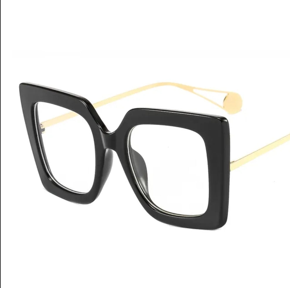 Maria's Vintage Square Oversize Glasses