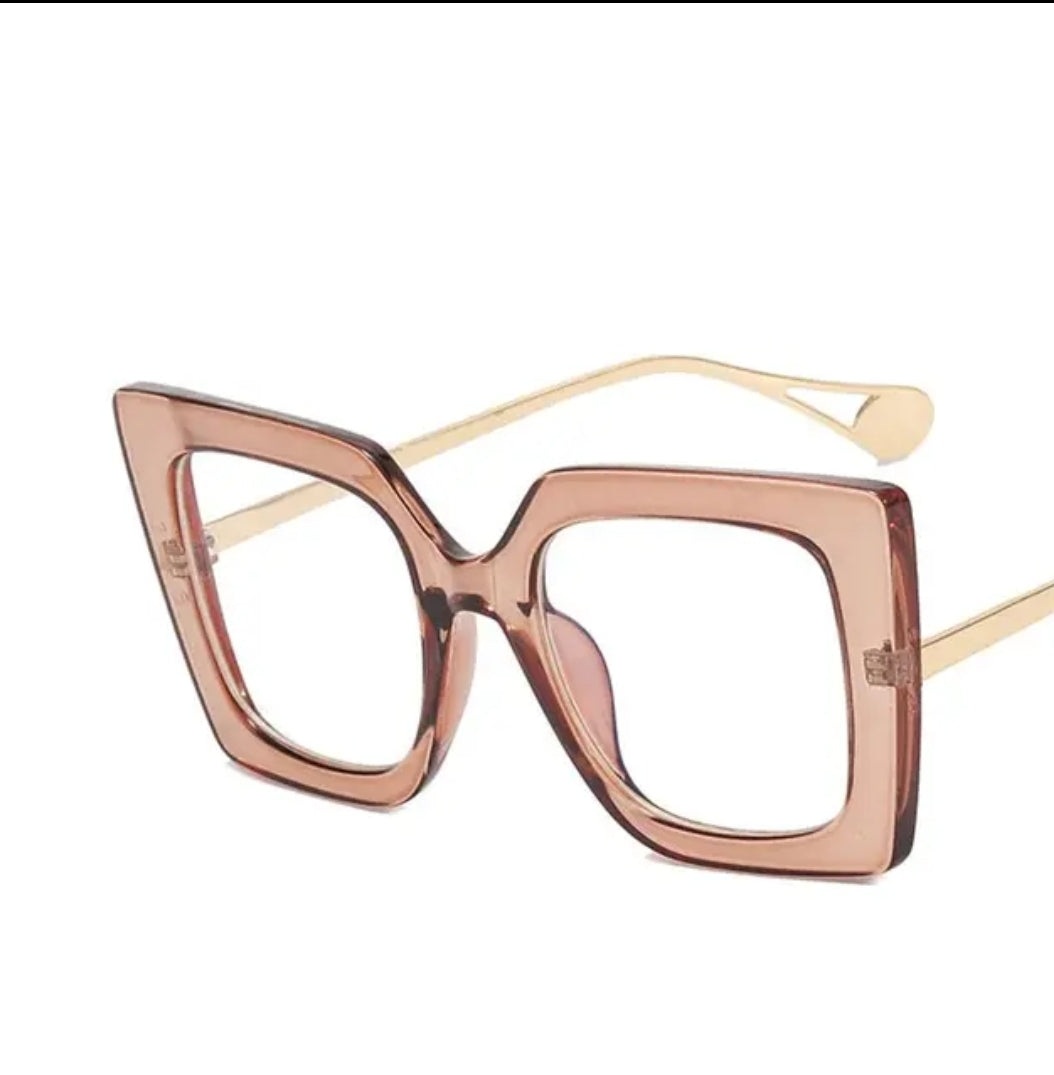 Maria's Vintage Square Oversize Glasses