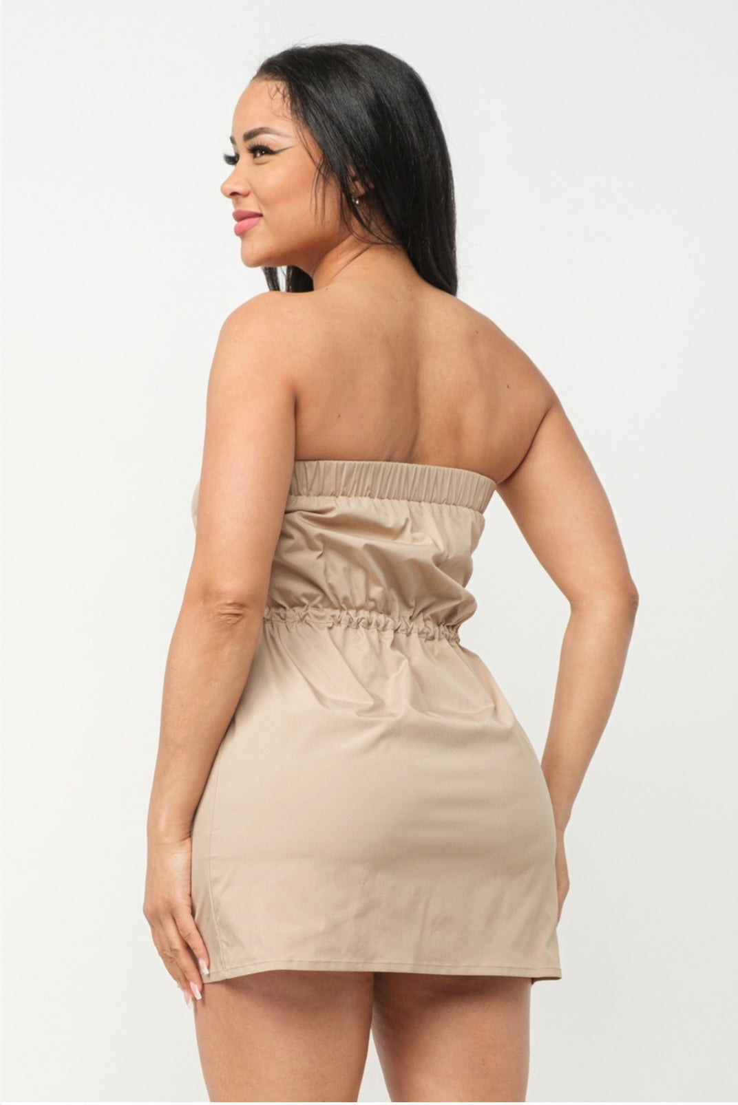 Front zipper dress