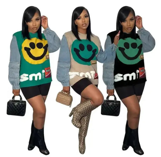 Denim Sweater for Women