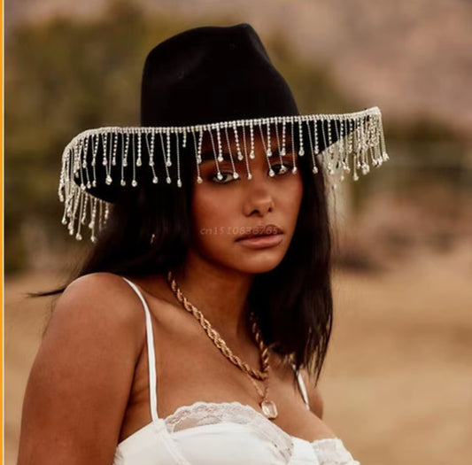 Tassel Cowboy Hat – Western Flair Meets Trendy Elegance