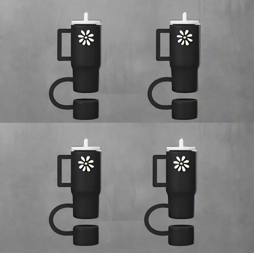 Drink straw covers