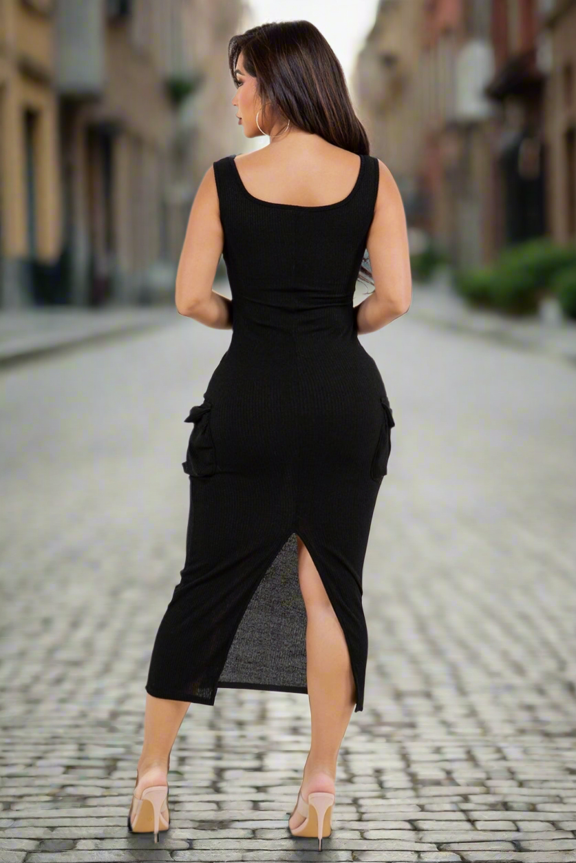 Cargo Maxi Dress